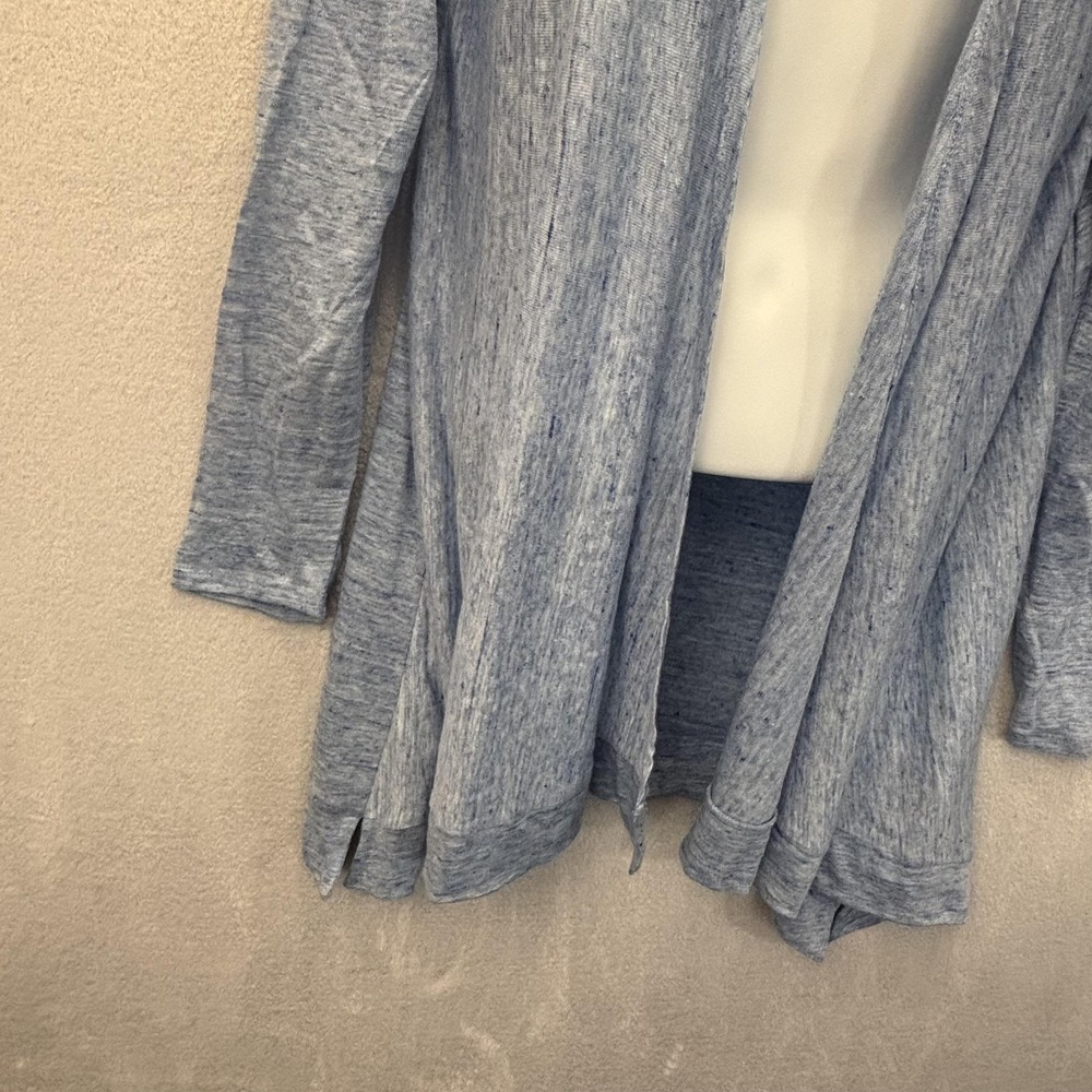 NWT Tahari 100% Linen Open Front Cardigan Womens Small Lightweight Beachy NEW - Picture 8 of 12
